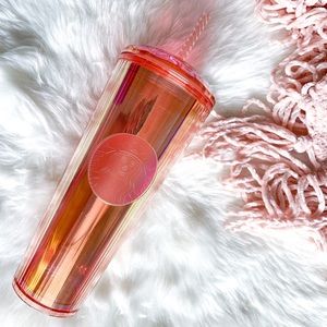 Starbucks Sunkissed Pink Dome Iridescent Tumbler